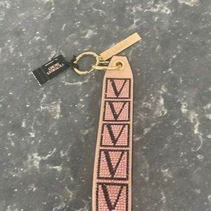 Pink Victoria secret keychain